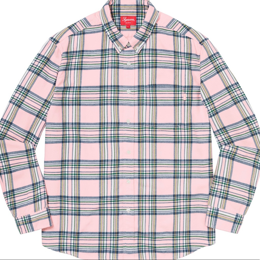 supreme tartan flannel